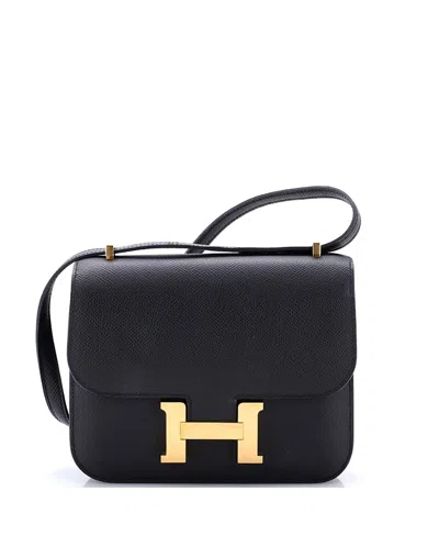 Pre-owned Pre-owned Hermes  Hermes 18 Constance Nm Bag Epsom In Black