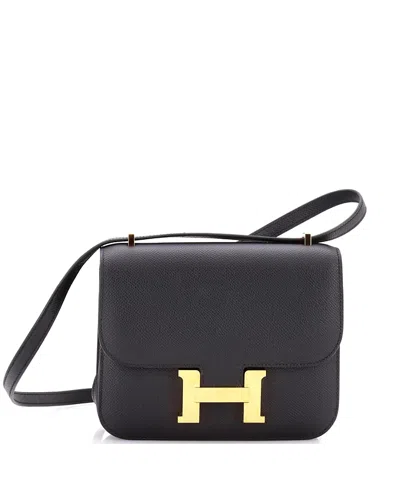 Pre-owned Pre-owned Hermes  Hermes 18 Constance Nm Bag Epsom In Black