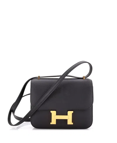 Pre-owned Pre-owned Hermes  Hermes 18 Constance Nm Bag Epsom In Black