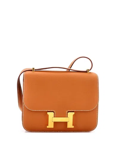 Pre-owned Pre-owned Hermes  Hermes 18 Constance Nm Bag Epsom In Brown