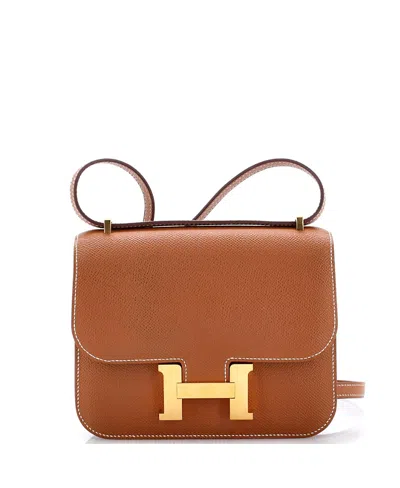 Pre-owned Pre-owned Hermes  Hermes 18 Constance Nm Bag Epsom In Brown