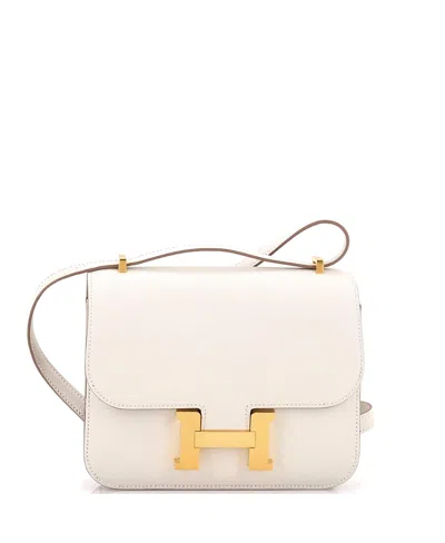 Pre-owned Pre-owned Hermes  Hermes 18 Constance Nm Bag Verso Chevre Mysore In Neutral