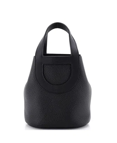 Pre-owned Pre-owned Hermes  Hermes 18 In-the-loop Bag Clemence With Swift In Black