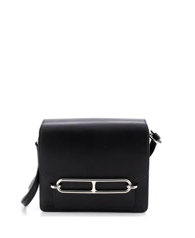 Pre-owned Pre-owned Hermes  Hermes 18 Roulis Bag Evergrain In Black
