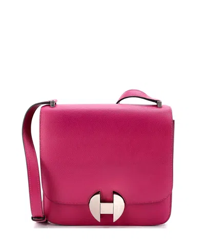 Pre-owned Pre-owned Hermes  Hermes 20 02 Shoulder Bag Evercolor In Pink