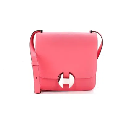 Pre-owned Hermes  Hermes 2002 Shoulder Bag Evercolor 20 In Pink