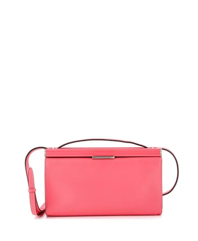 Pre-owned Pre-owned Hermes  Hermes 21 Clic-h Shoulder Bag Evercolor In Pink