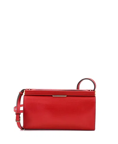 Pre-owned Pre-owned Hermes  Hermes 21 Clic-h Shoulder Bag Evercolor In Red