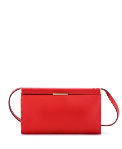Pre-owned Pre-owned Hermes  Hermes 21 Clic-h Shoulder Bag Evercolor In Red