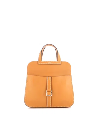 Pre-owned Pre-owned Hermes  Hermes 22 Halzan Bag Swift In Brown