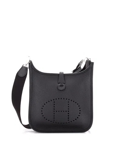 Pre-owned Pre-owned Hermes  Hermes 23 Evelyne Bag Gen Iii Clemence In Black
