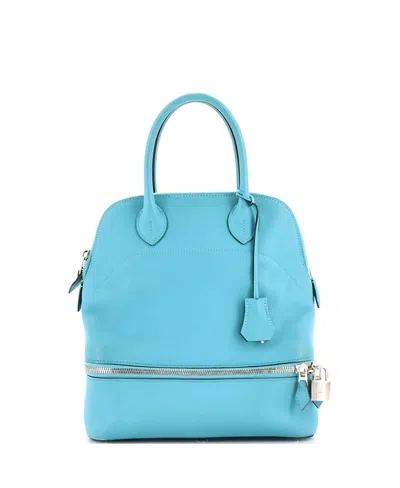 Pre-owned Pre-owned Hermes  Hermes 24 Bolide Secret Bag Swift In Blue
