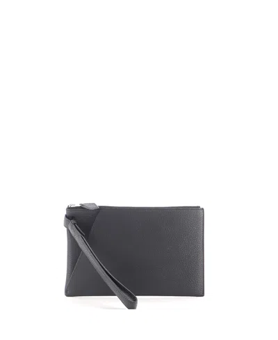 Pre-owned Pre-owned Hermes  Hermes 24 Cabavertige Leather Pouch In Black