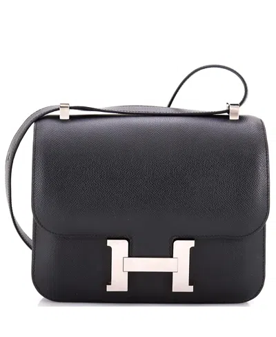 Pre-owned Pre-owned Hermes  Hermes 24 Constance Bag Epsom In Black