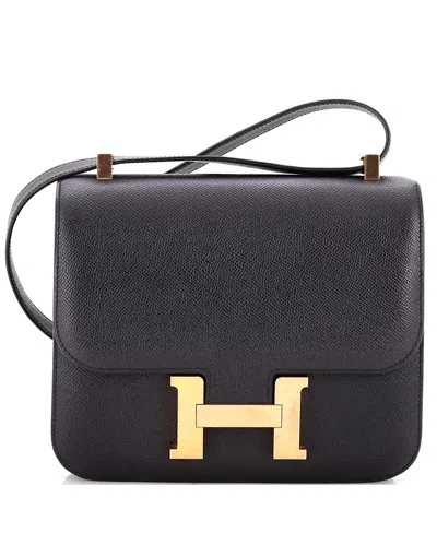 Pre-owned Pre-owned Hermes  Hermes 24 Constance Bag Epsom In Black