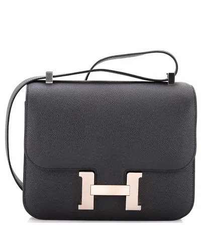 Pre-owned Pre-owned Hermes  Hermes 24 Constance Bag Epsom In Black