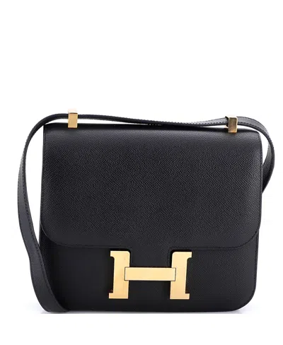 Pre-owned Pre-owned Hermes  Hermes 24 Constance Bag Epsom In Black