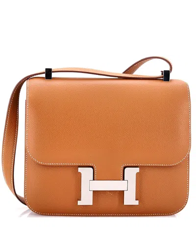 Pre-owned Pre-owned Hermes  Hermes 24 Constance Bag Epsom In Brown