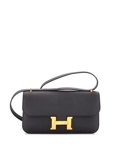 Pre-owned Pre-owned Hermes  Hermes 25 Constance Elan Nm Bag Epsom In Black