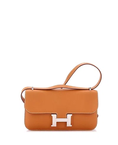Pre-owned Pre-owned Hermes  Hermes 25 Constance Elan Nm Bag Epsom In Brown
