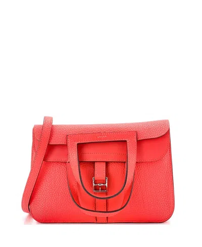 Pre-owned Pre-owned Hermes  Hermes 25 Halzan Bag Clemence In Pink