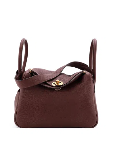 Pre-owned Pre-owned Hermes  Hermes 26 Lindy Bag Clemence In Brown
