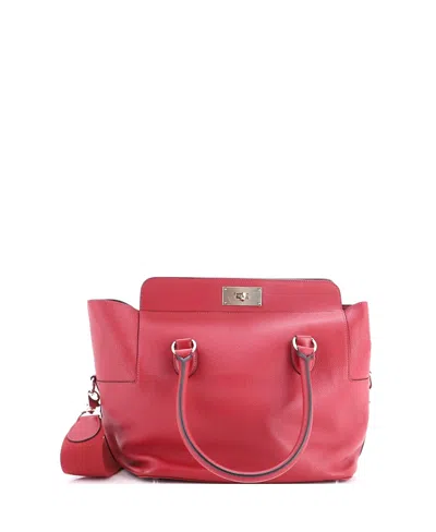Pre-owned Pre-owned Hermes  Hermes 26 Toolbox Bag Evercolor In Red