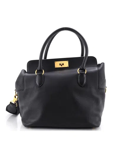 Pre-owned Pre-owned Hermes  Hermes 26 Toolbox Bag Swift In Black