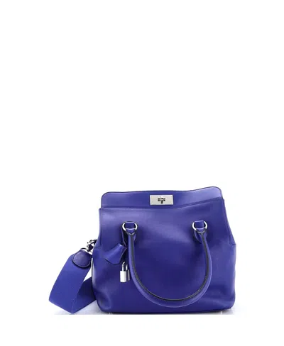 Pre-owned Pre-owned Hermes  Hermes 26 Toolbox Bag Swift In Blue