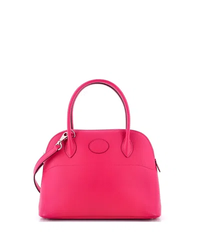Pre-owned Pre-owned Hermes  Hermes 27 Bolide Bag Epsom In Pink