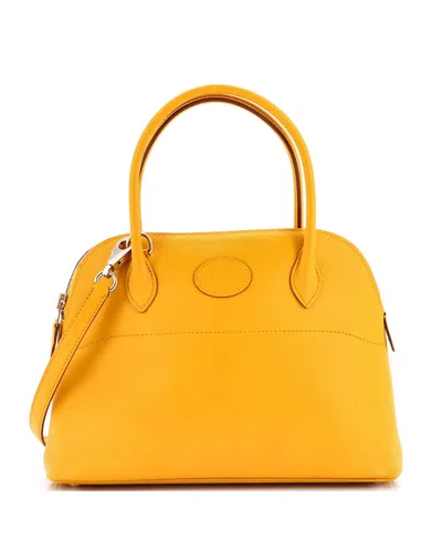 Pre-owned Pre-owned Hermes  Hermes 27 Bolide Bag Epsom In Yellow