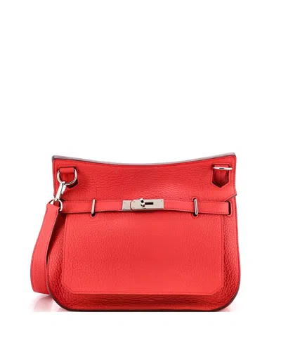 Pre-owned Pre-owned Hermes  Hermes 28 Jypsiere Bag Clemence In Pink