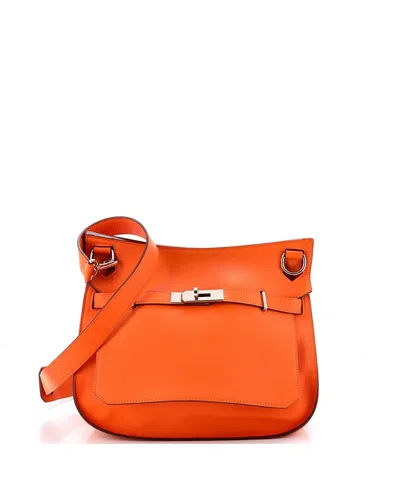 Pre-owned Pre-owned Hermes  Hermes 28 Jypsiere Bag Swift In Orange