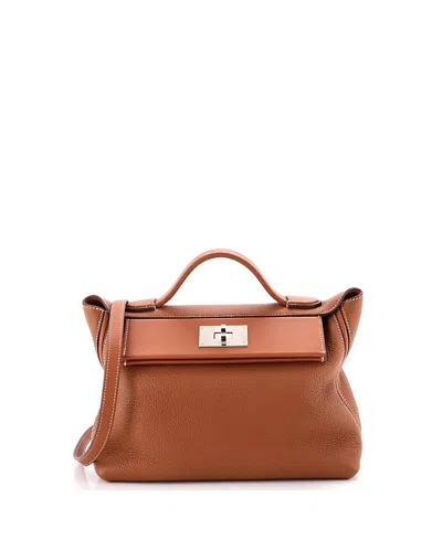 Pre-owned Pre-owned Hermes  Hermes 29 24/24 Bag Togo With Swift In Brown