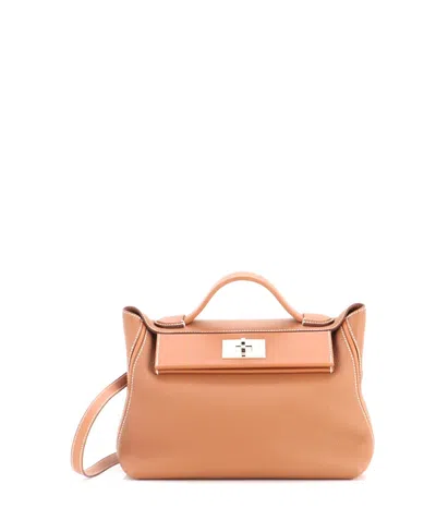 Pre-owned Pre-owned Hermes  Hermes 29 24/24 Bag Togo With Swift In Brown