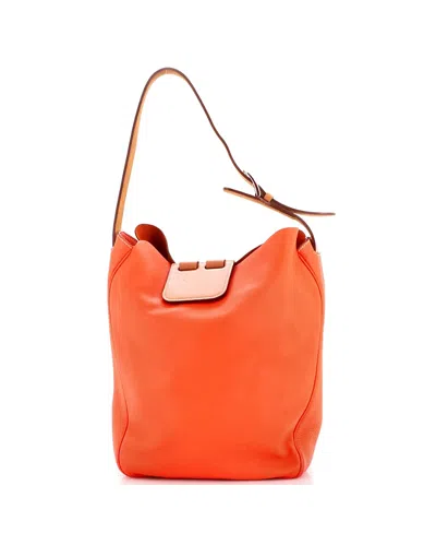 Pre-owned Pre-owned Hermes  Hermes 29 Virevolte Bag Swift With Clemence In Orange