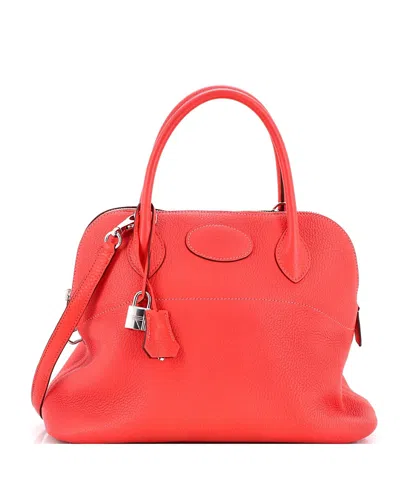 Pre-owned Pre-owned Hermes  Hermes 31 Bolide Bag Clemence In Red