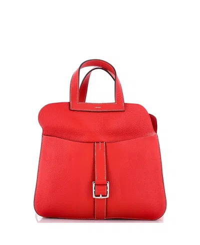 Pre-owned Pre-owned Hermes  Hermes 31 Halzan Bag Clemence In Red