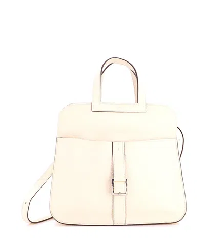 Pre-owned Pre-owned Hermes  Hermes 31 Halzan Bag Verso Clemence In Neutral