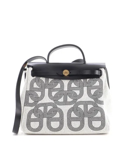 Pre-owned Pre-owned Hermes  Hermes 31 Herbag Zip Circuit 24 Vache Hunter And Leather In Black