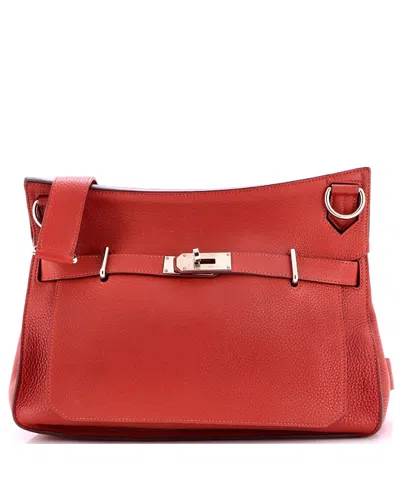 Pre-owned Pre-owned Hermes  Hermes 34 Jypsiere Bag Clemence In Brown