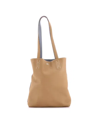 Pre-owned Pre-owned Hermes  Hermes 35 Neo Double Sens Tote Swift In Neutral