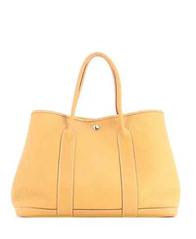 Pre-owned Pre-owned Hermes  Hermes 36 Garden Party Tote Leather In Brown