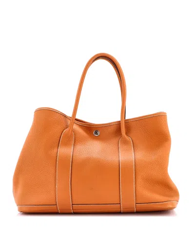 Pre-owned Pre-owned Hermes  Hermes 36 Garden Party Tote Leather In Brown