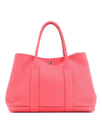Pre-owned Pre-owned Hermes  Hermes 36 Garden Party Tote Leather In Pink
