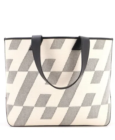 Pre-owned Pre-owned Hermes  Hermes 40 Cabas H En Biais Tote Canvas With Leather In Black