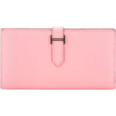 Pre-owned Hermes  Hermes Bearn Wallet Epsom Long