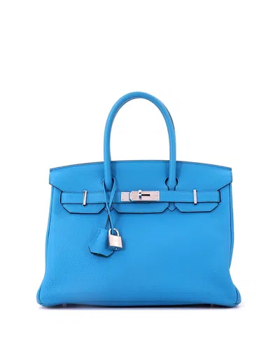 Pre-owned Pre-owned Hermes  Hermes Birkin 30 Handbag Verso Togo With Palladium Hardware