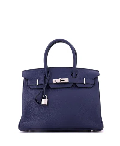 Pre-owned Pre-owned Hermes  Hermes Birkin 30 Handbag Verso Togo With Palladium Hardware