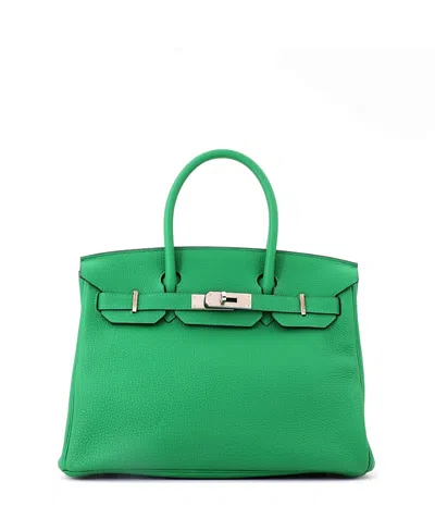 Pre-owned Pre-owned Hermes  Hermes Birkin 30 Handbag Verso Togo With Palladium Hardware